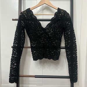 Zara lace blouse.